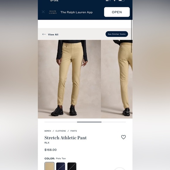 Brand New Ralph Lauren RLX Pants Size 10 Stretch! - Picture 1 of 10